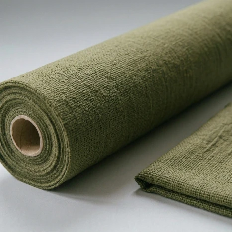Льняная канва Olive 150