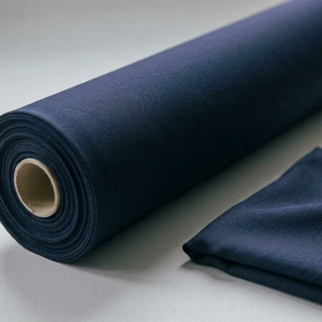 Костюмная шерсть Gabardine Navy 150